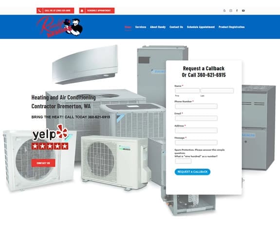 hvac-web-design-575×467 HVAC Web Design Project